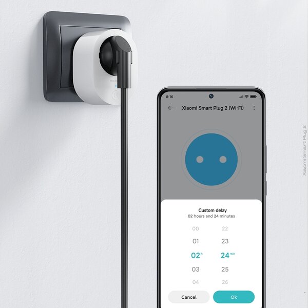 Смарт контакт Xiaomi Mi Smart Plug 2 (Wi-Fi) - BHR6868EU