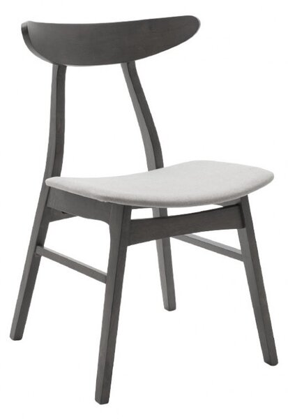 Комплект маса и столове Benson-Orlean 5 части сив рустик 120x75x75 см