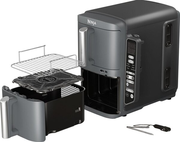Фритюрник с горещ въздух Ninja SL451EU, 9.5 L, сив