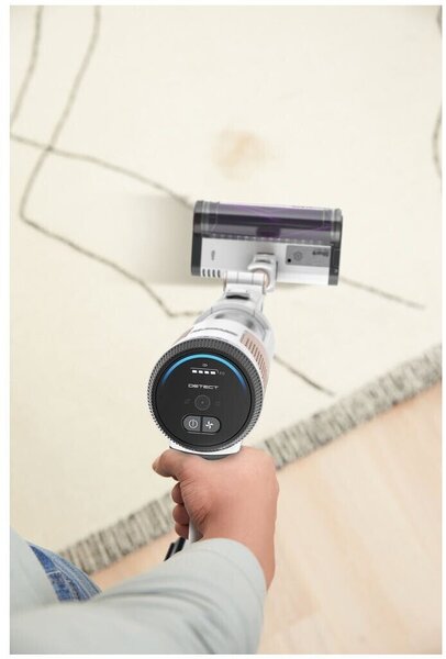 Вертикална прахосмукачка Shark IW3612EU Detect Pro, 240W, бяла
