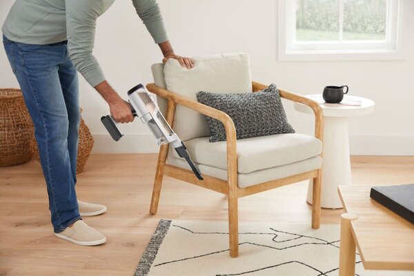 Вертикална прахосмукачка Shark IW3612EU Detect Pro, 240W, бяла