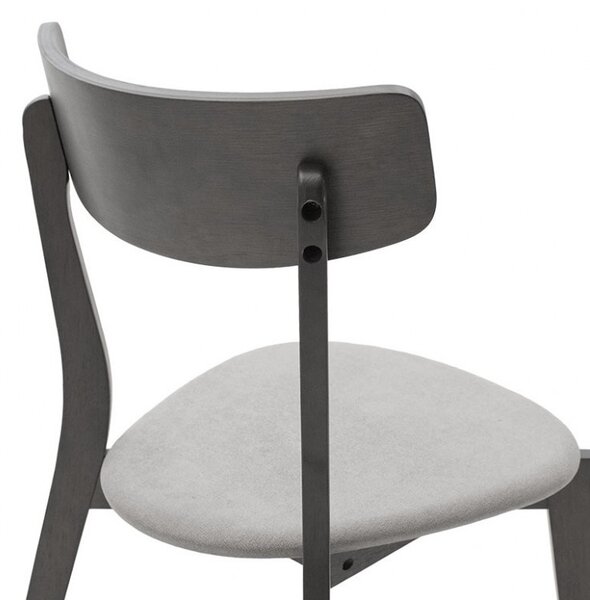 Комплект маса и столове Benson-Toto 5 части сив рустик 120x75x75 см