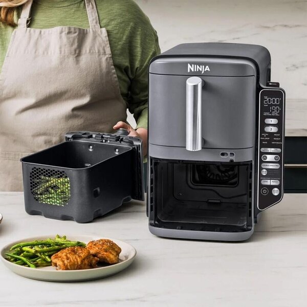 Фритюрник с горещ въздух Ninja SL451EU, 9.5 L, сив