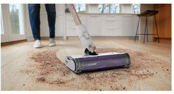 Вертикална прахосмукачка Shark IW3612EU Detect Pro, 240W, бяла
