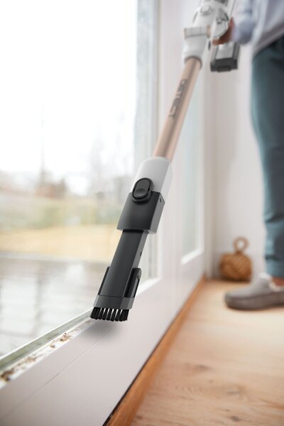 Вертикална прахосмукачка Shark IW3612EU Detect Pro, 240W, бяла