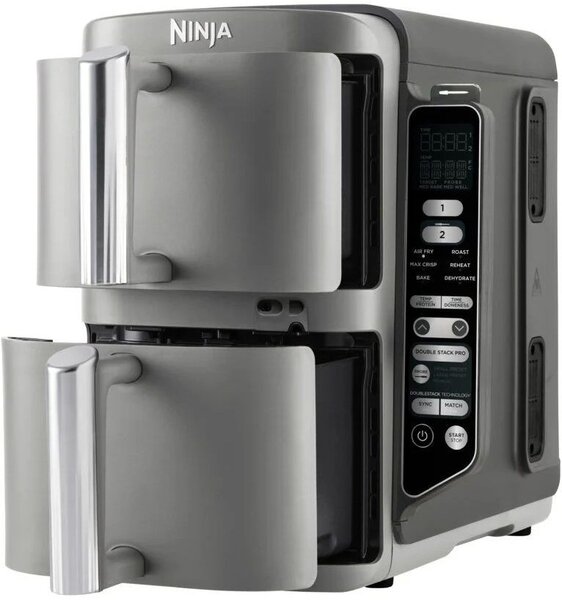 Фритюрник с горещ въздух Ninja SL451EU, 9.5 L, сив