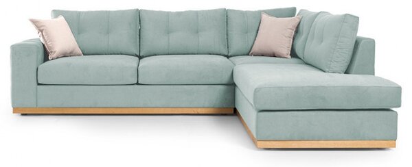 Ъглов диван ляв ъгъл Бостън Сиел - Крем - Натурален 280x225x95 см