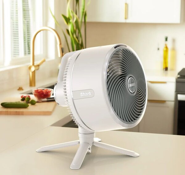 Вентилатор Shark FA220EU Flex Breeze, 5 скорости, бял