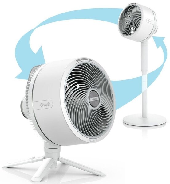 Вентилатор Shark FA220EU Flex Breeze, 5 скорости, бял