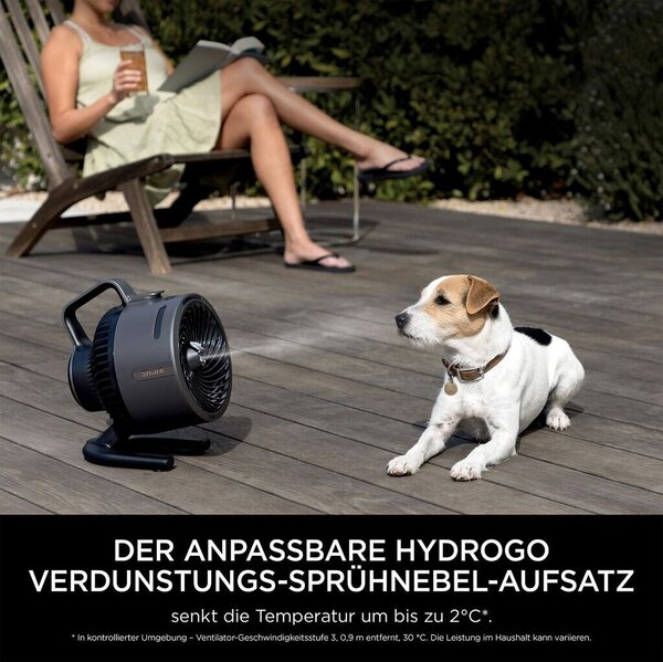 Вентилатор Shark Ninja Flex Breeze Go FA050EU, черен