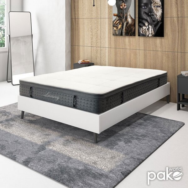 Матрак Luxury 5 зони джобни пружини + мемори гел пяна + латекс 34-36см 150x200см