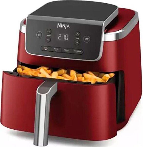Фритюрник с горещ въздух Ninja AF140EUCM, 1750W, 4.7 L, червен