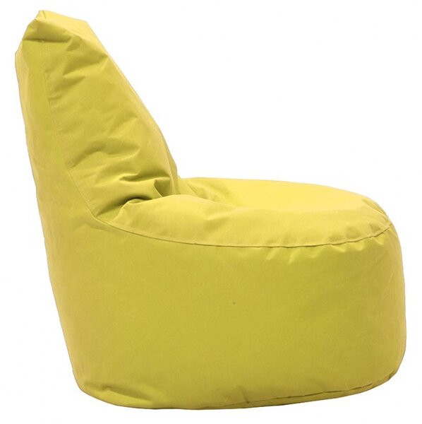 Водоустойчив пуф тип Bean Bag Norm Pro Жълт