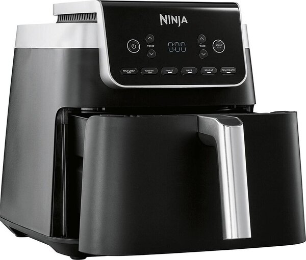 Фритюрник с горещ въздух Ninja AF180EU, 6.2 L, черен