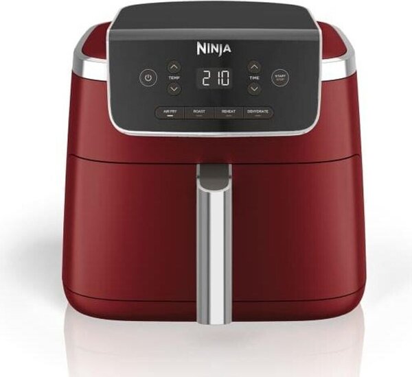 Фритюрник с горещ въздух Ninja AF140EUCM, 1750W, 4.7 L, червен