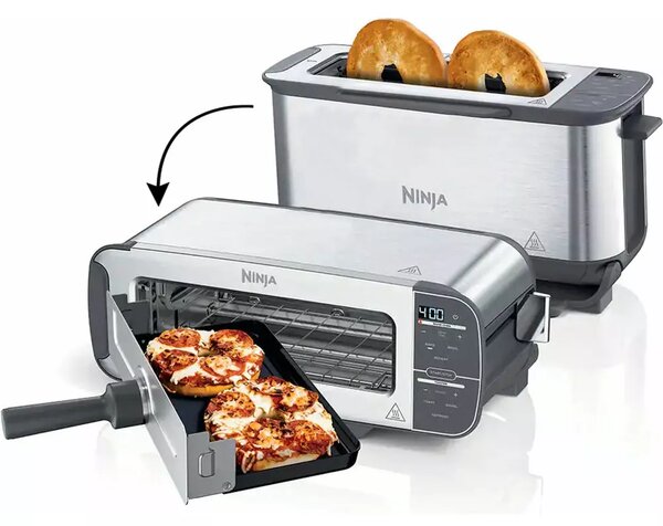 Тостер Ninja Foodi ST202EU 3 в 1, 2400W, сребрист