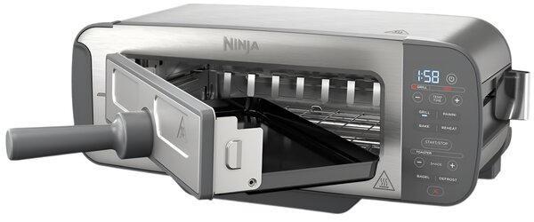 Тостер Ninja Foodi ST202EU 3 в 1, 2400W, сребрист