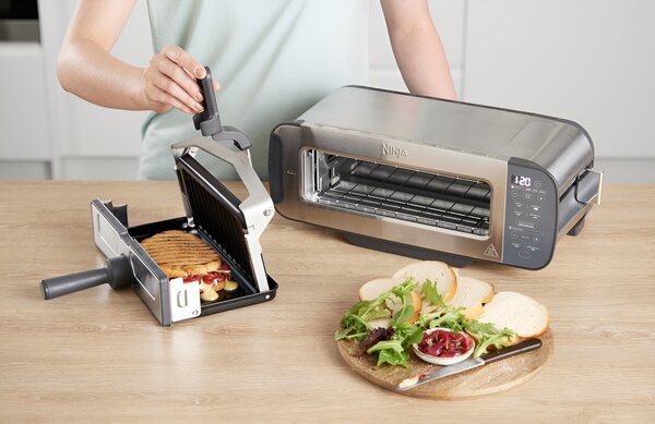 Тостер Ninja Foodi ST202EU 3 в 1, 2400W, сребрист