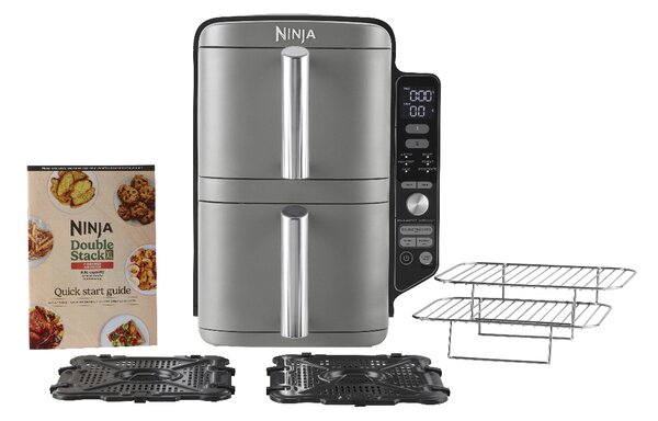 Фритюрник с горещ въздух Ninja SL400EU, Еър фрайър, 9.5L, сив