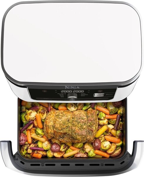 Фритюрник с горещ въздух Ninja AF500EU, 10.4 L, бял