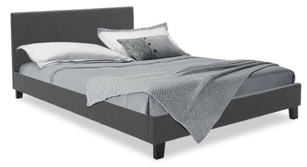 Двойно легло 150x200 см Nevil 3134 Тъмен сив