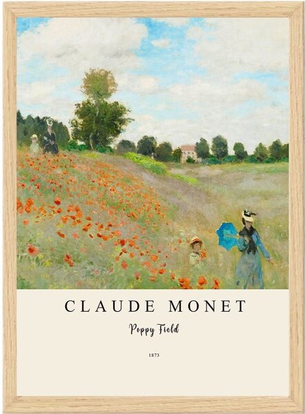 Плакат в рамка 35x45 cm Claude Monet - Wallity