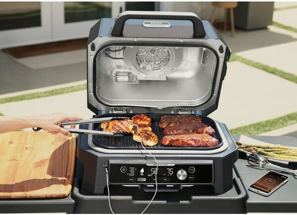 Електрическа скара Ninja OG901EU Woodfire Pro Connect XL, 1700W