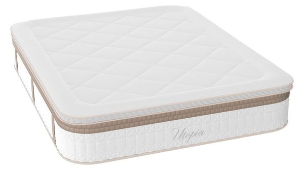 Матрак Utopia с джобни пружини с горен слой от алое вера 30 - 32см 140x200см