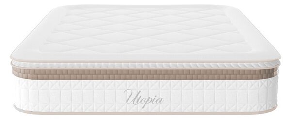 Матрак Utopia с джобни пружини с горен слой от алое вера 30 - 32см 140x200см