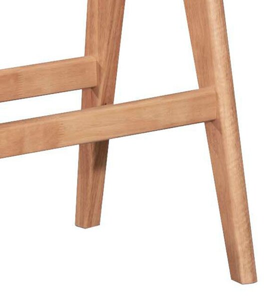 Бар маса Winslow от гума дърво, цвят орех 120x45x100см
