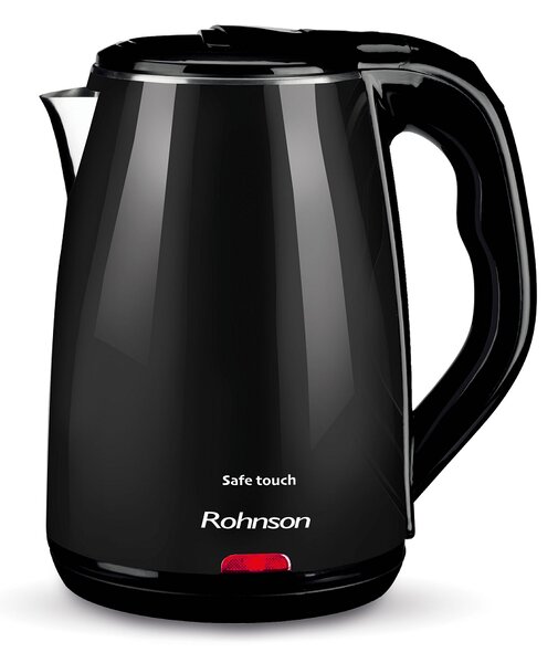Електрическа кана Rohnson R-7535, 1500W, 1.7 L, черна