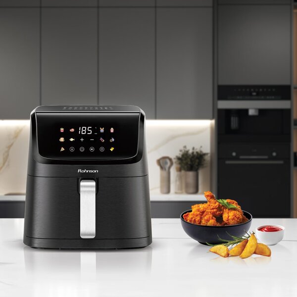 Фритюрник с горещ въздух Rohnson R-2869 Air Fryer, 1800W, 7 L