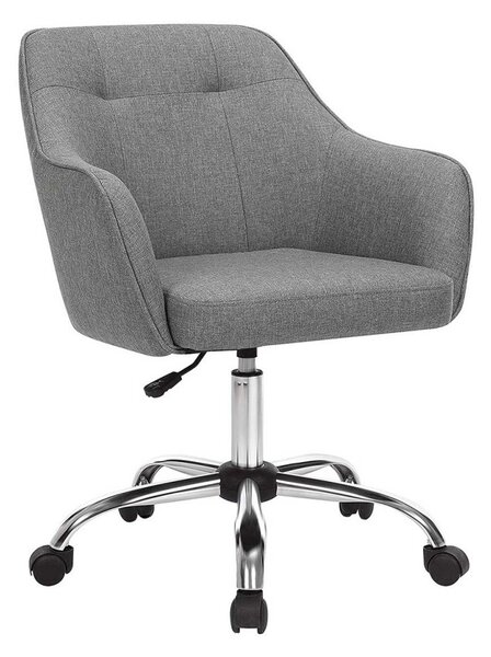 Стол за офис, Songmics, Сив, 60.8x58x86 см