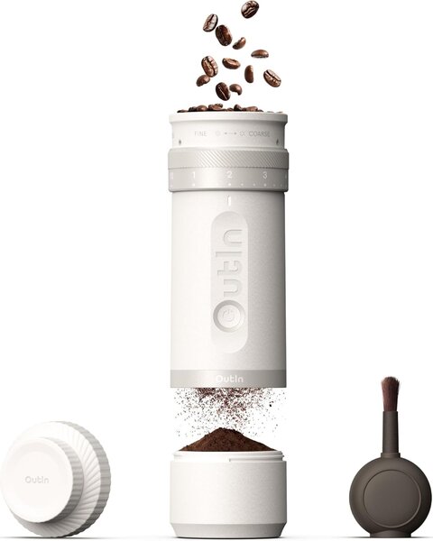 Преносима кафемелачка Outin Fino, Sandstone White