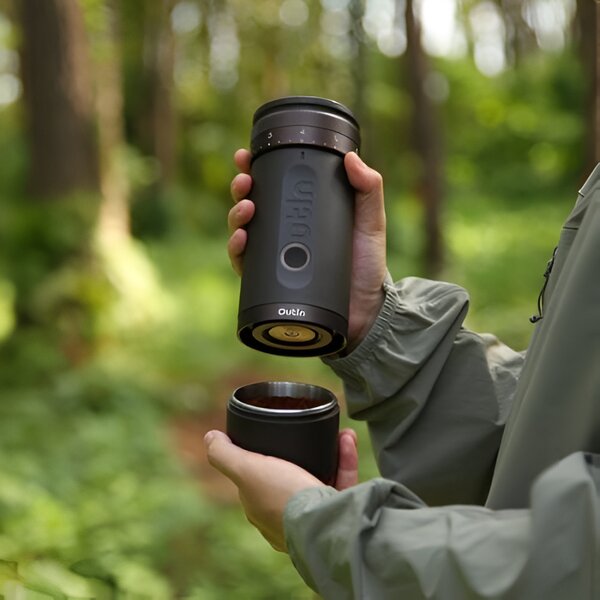 Преносима кафемелачка Outin Fino, Tundra Brown