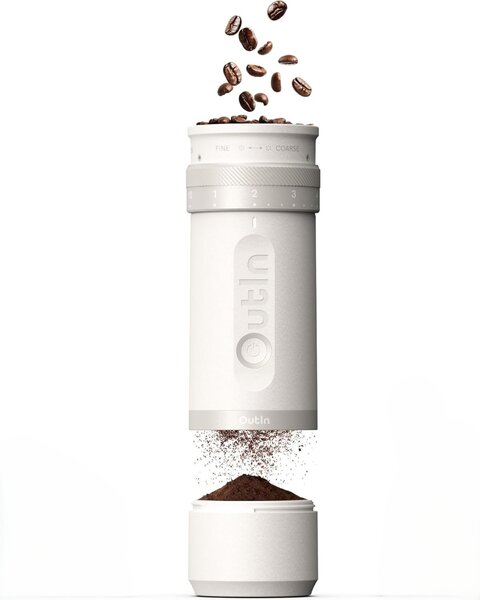 Преносима кафемелачка Outin Fino, Sandstone White