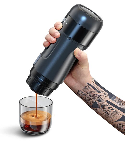 Преносима кафемашина HiBREW H4A – premium, 3 в 1, черна