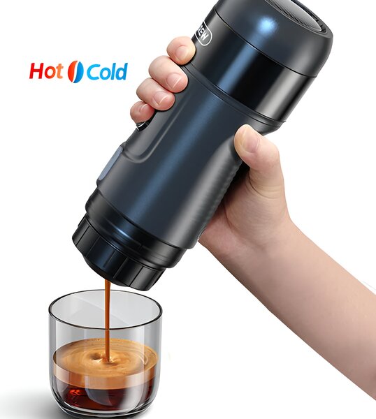 Преносима кафемашина HiBREW H4A – premium, 3 в 1, черна