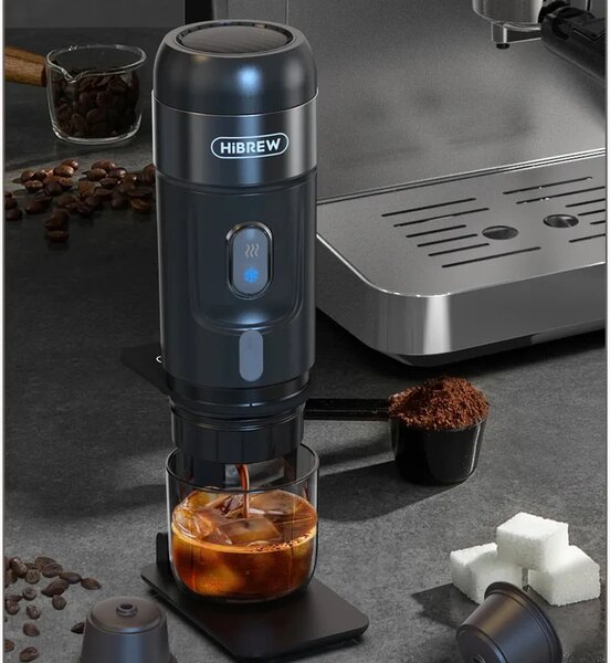 Преносима кафемашина HiBREW H4A – premium, 3 в 1, черна