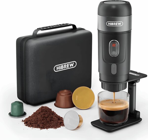 Преносима кафемашина HiBREW H4A – premium, 3 в 1, черна