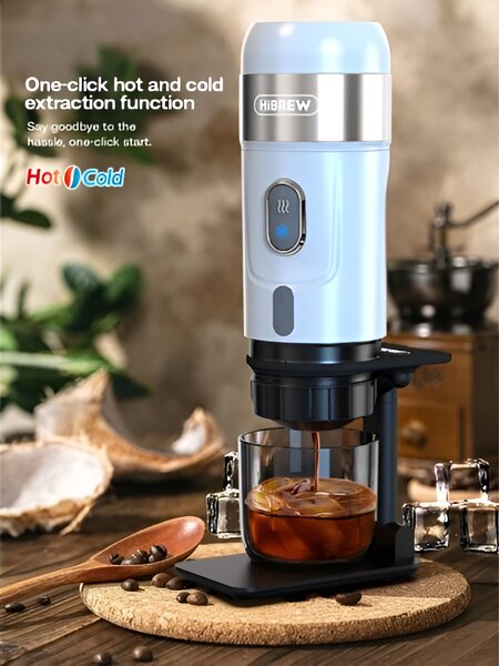 Преносима кафемашина HiBREW H4A – premium, 3 в 1, бяла