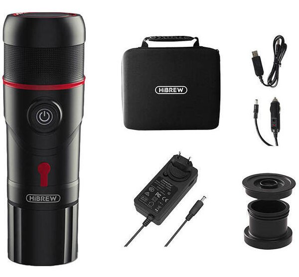 Преносима кафемашина HiBREW H4 Basic, 3 в 1, черна