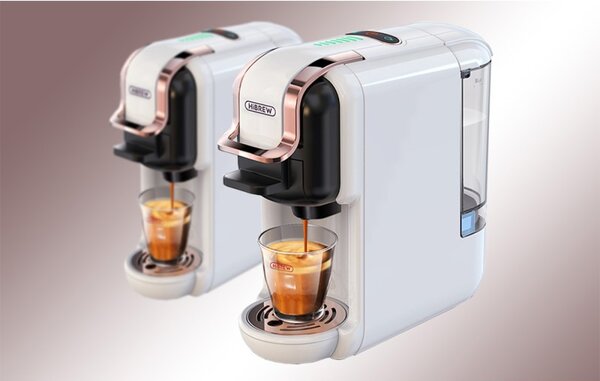 Мултифункционална кафемашина HiBREW H2B, 5 в 1, бяла
