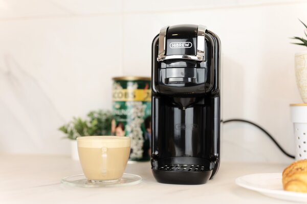 Мултифункционална кафемашина HiBREW H2B, 5 в 1, черна