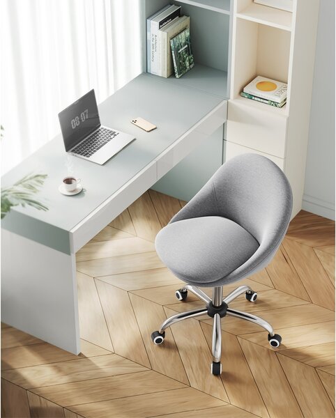 Стол за офис Songmics Сив 56x60x93.3 см