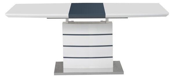 Разтегателна маса Darsile антрацитно сиво mdf 140x90x76 cm