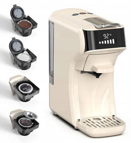 Мултифункционална кафемашина HiBREW H1B, 5в1, бежова