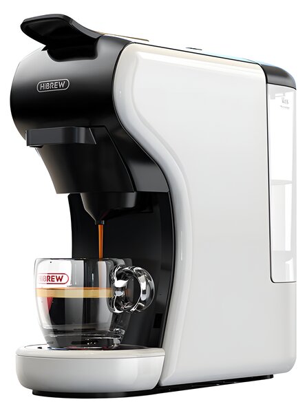 Мултифункционална кафемашина HiBREW H1A, 4 в 1, бяла