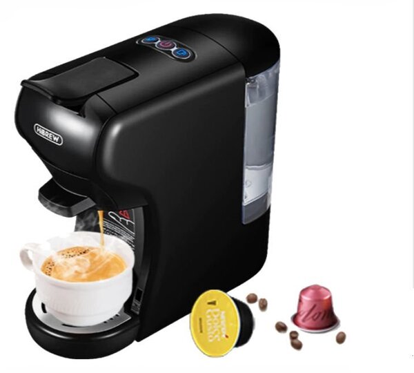 Мултифункционална кафемашина HiBREW H1A, 4 в 1, черна
