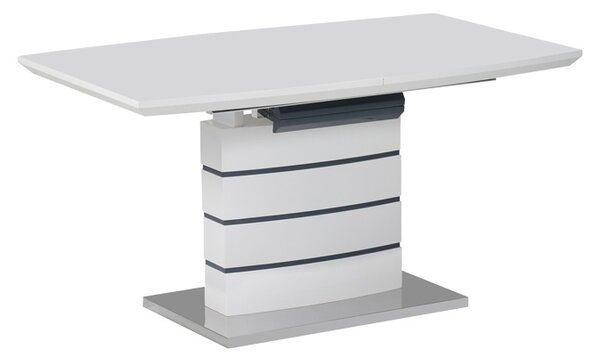Разтегателна маса Darsile антрацитно сиво mdf 140x90x76 cm